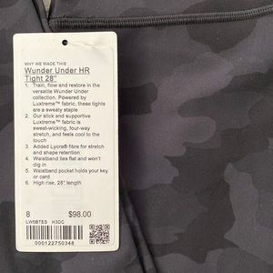 Lululemon Wunder Under Full on Luxtreme